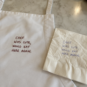 Custom Embroidered Apron