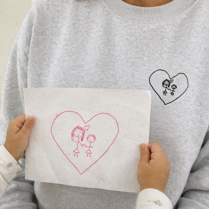 Custom Embroidered Sweatshirt - alternate view