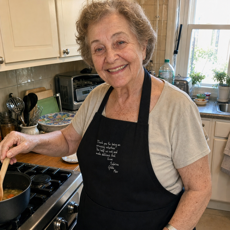 Custom Embroidered Apron